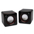 Caixa de som black piano Multimidia Integirs USB