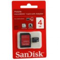 Cartão de memoria Sandik 4GB